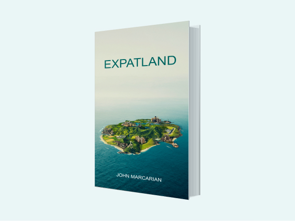 Expatland - The Book Teal Background 2