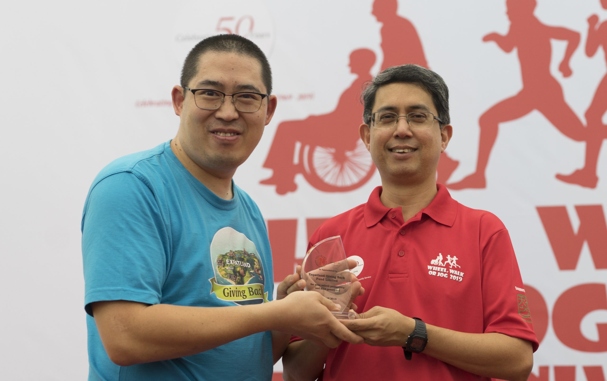 Singapore E-Team Volunteer For HWA Wheel Walk Or Jog And Family Carnival 2019